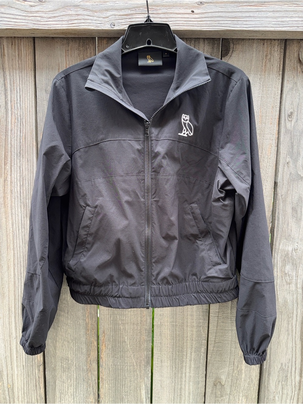 OVO October's Very Own WOMENS ACTIVE TRACK JACKET Black Size Medium